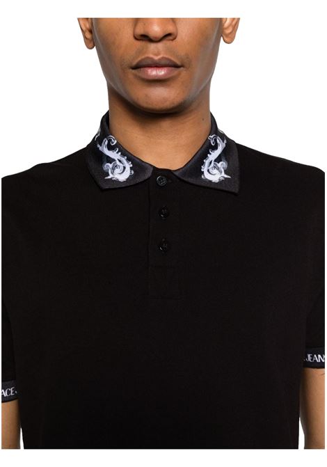 Versace Jeans CouturePolo con bordo Barocco VERSACE JEANS COUTURE | Polo | 76GAGT00 CJ01T899